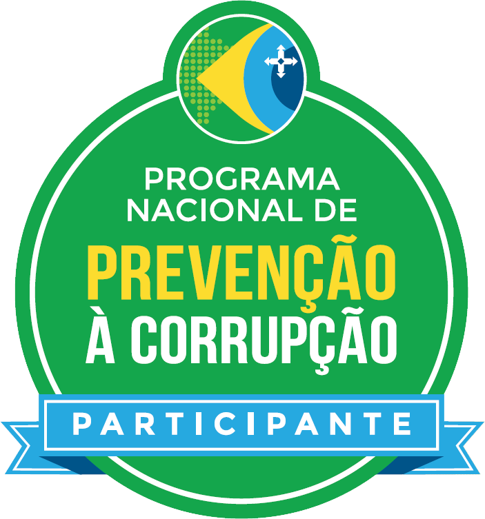 Selo do Programa Nacial de Prevenção à corrupção